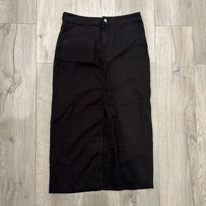 H&M Black Maxi Skirt